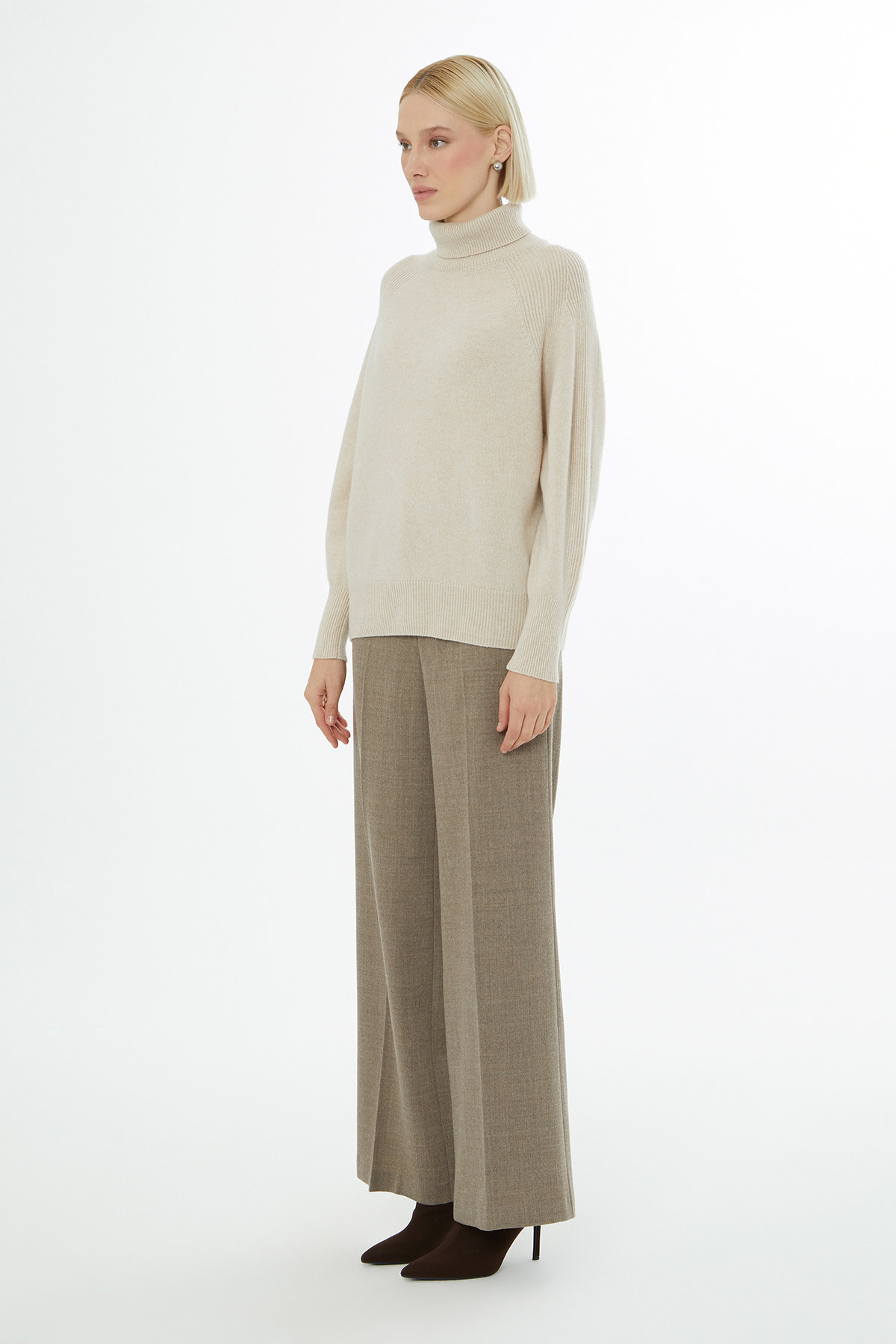 Boğazlı Uzun Kollu Kazak