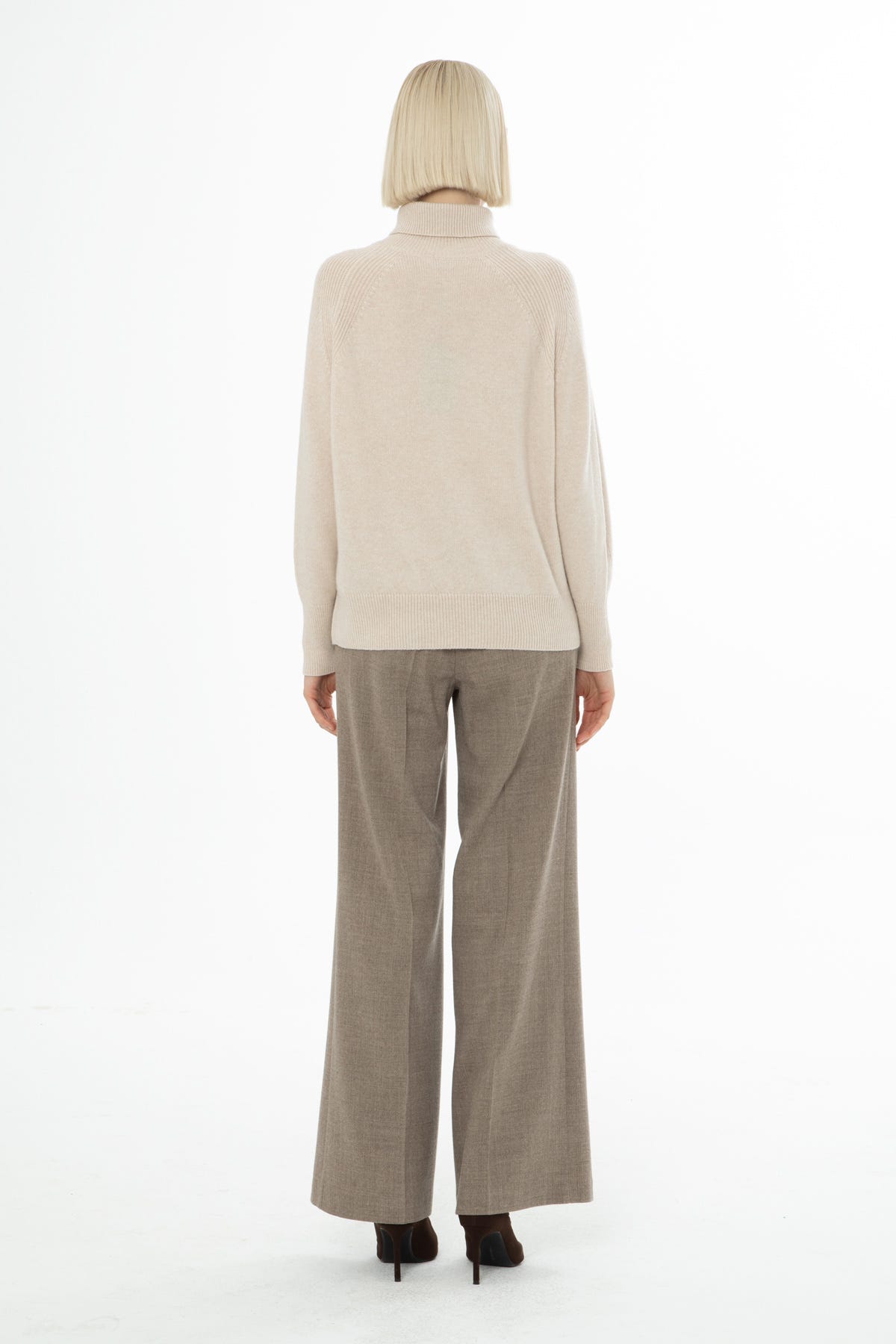 Boğazlı Uzun Kollu Kazak