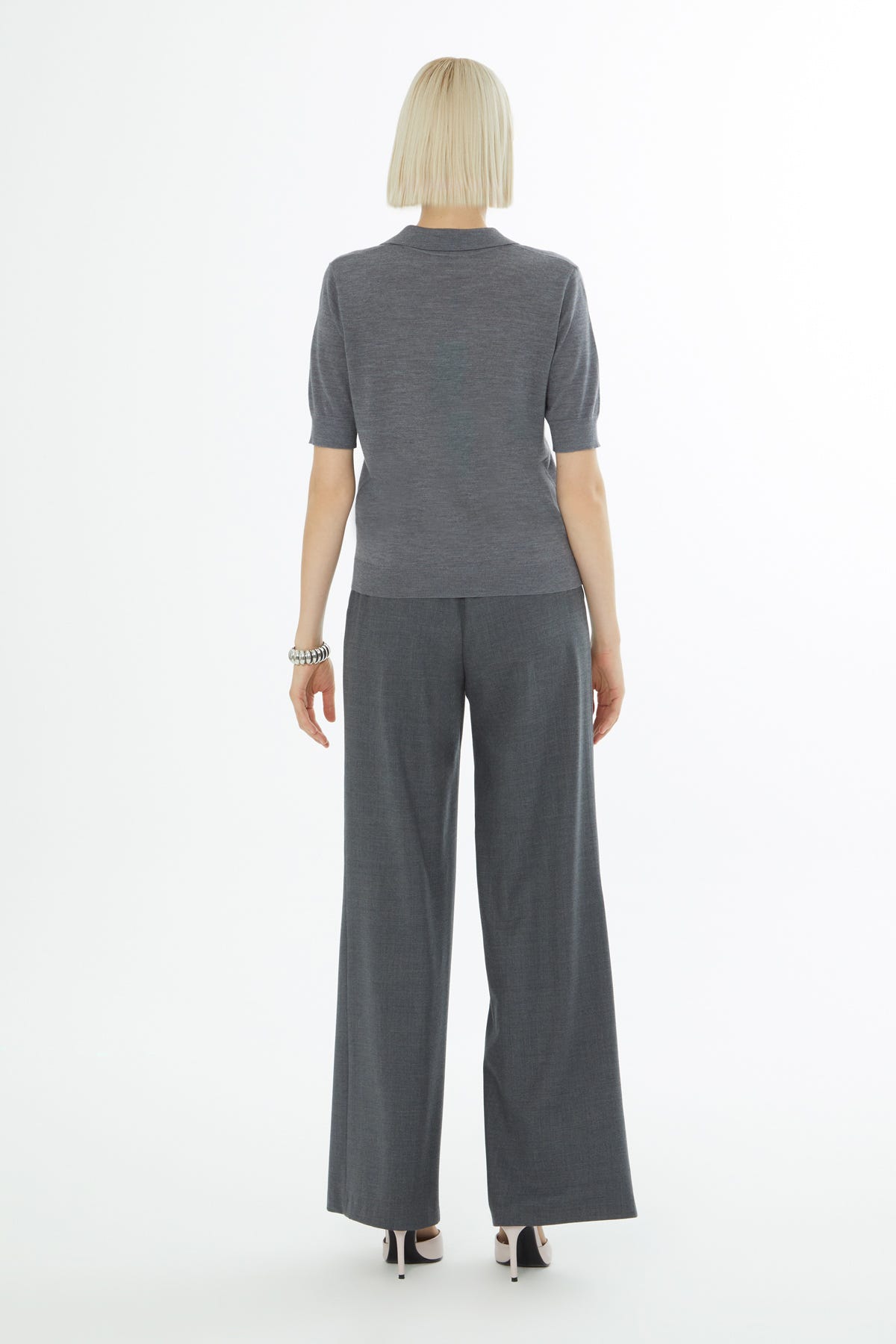 Gömlek Yakalı Truvakar Kollu Triko