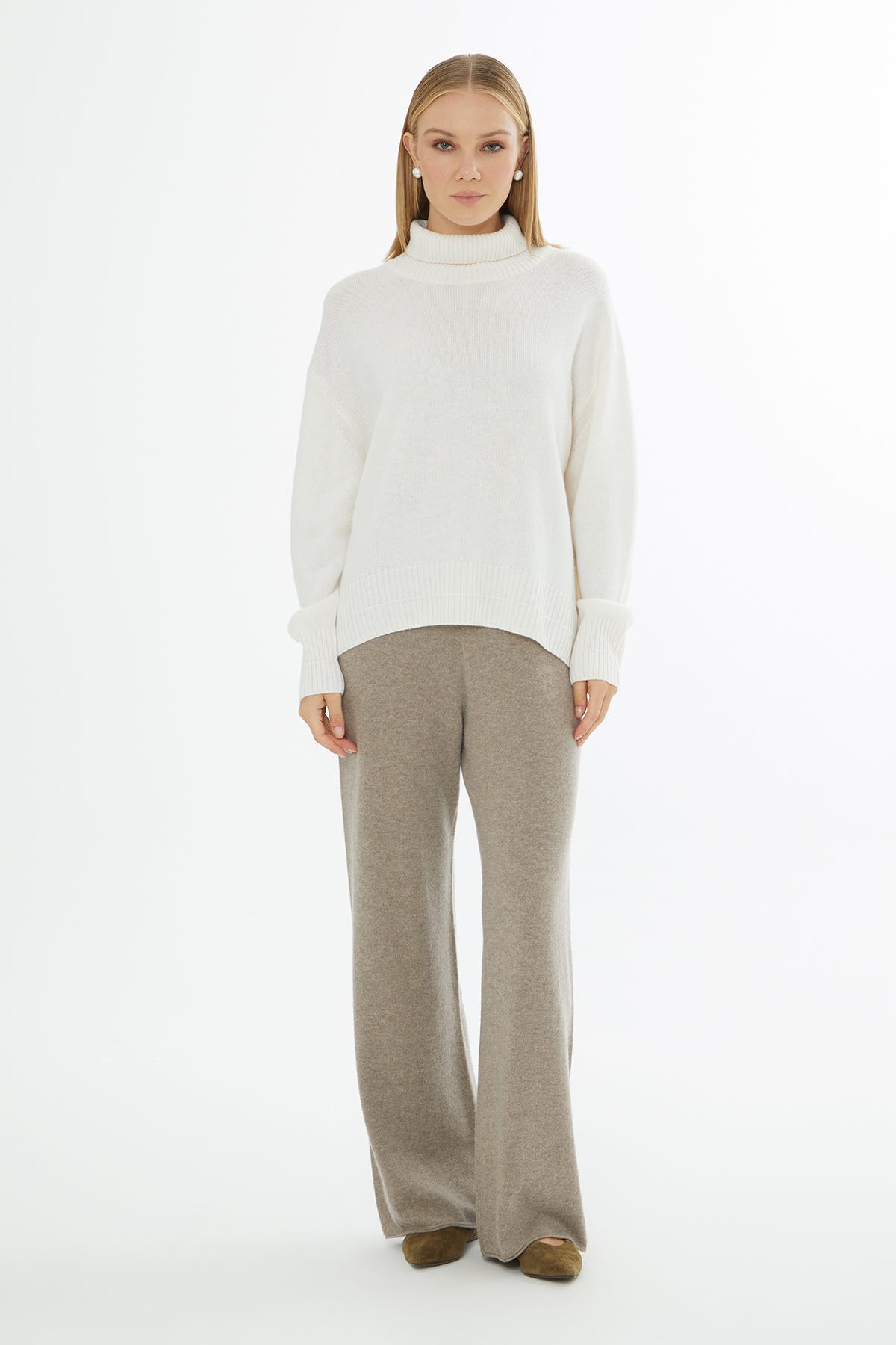 Boğazlı Uzun Kollu Kazak