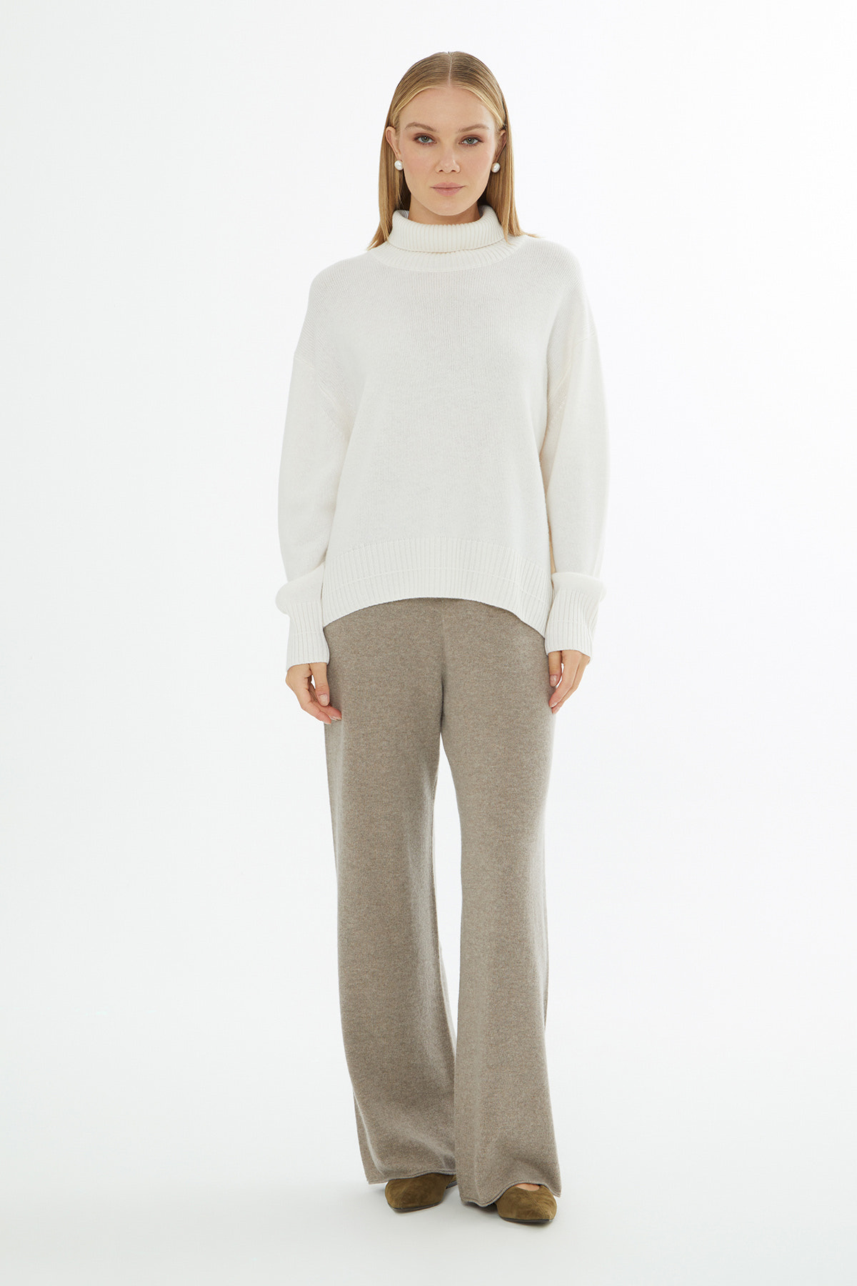 Boğazlı Uzun Kollu Kazak