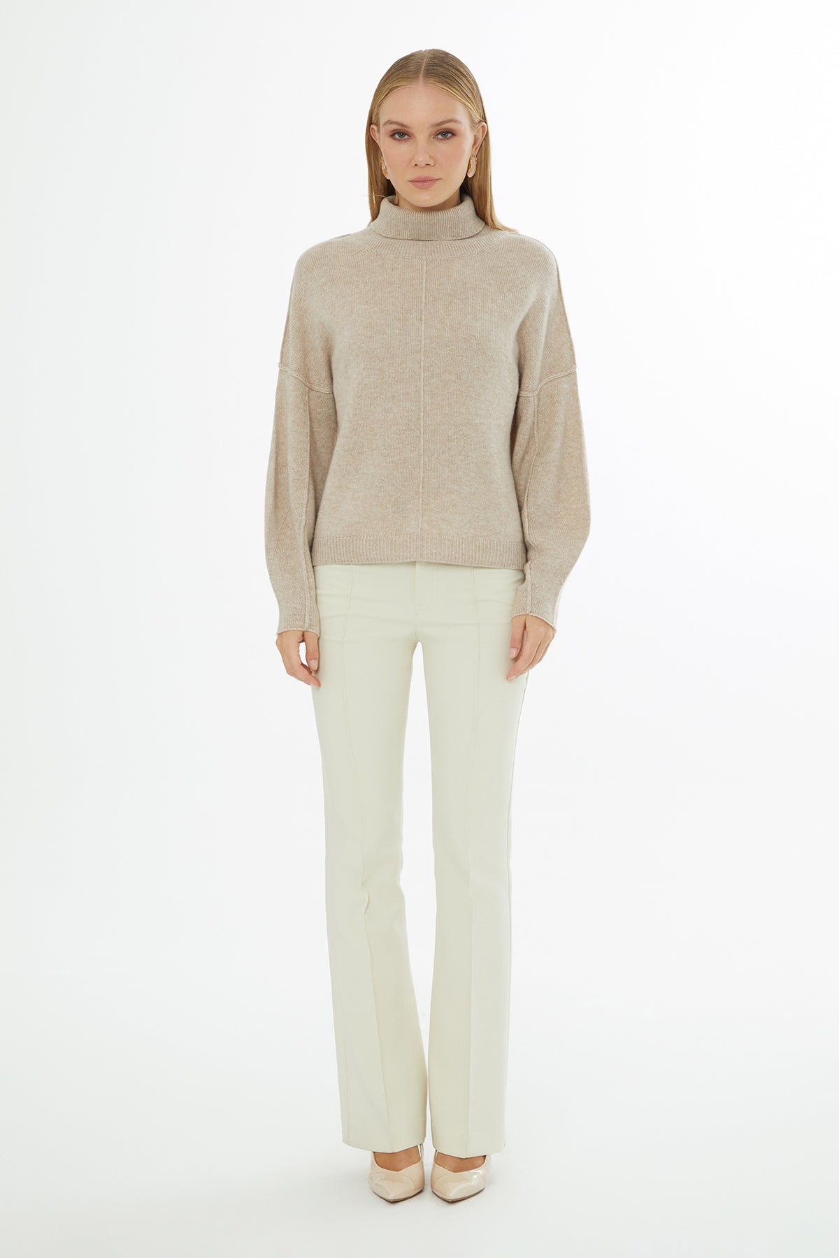 Boğazlı Uzun Kollu Kazak