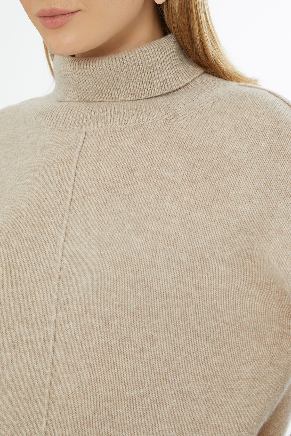 Boğazlı Uzun Kollu Kazak