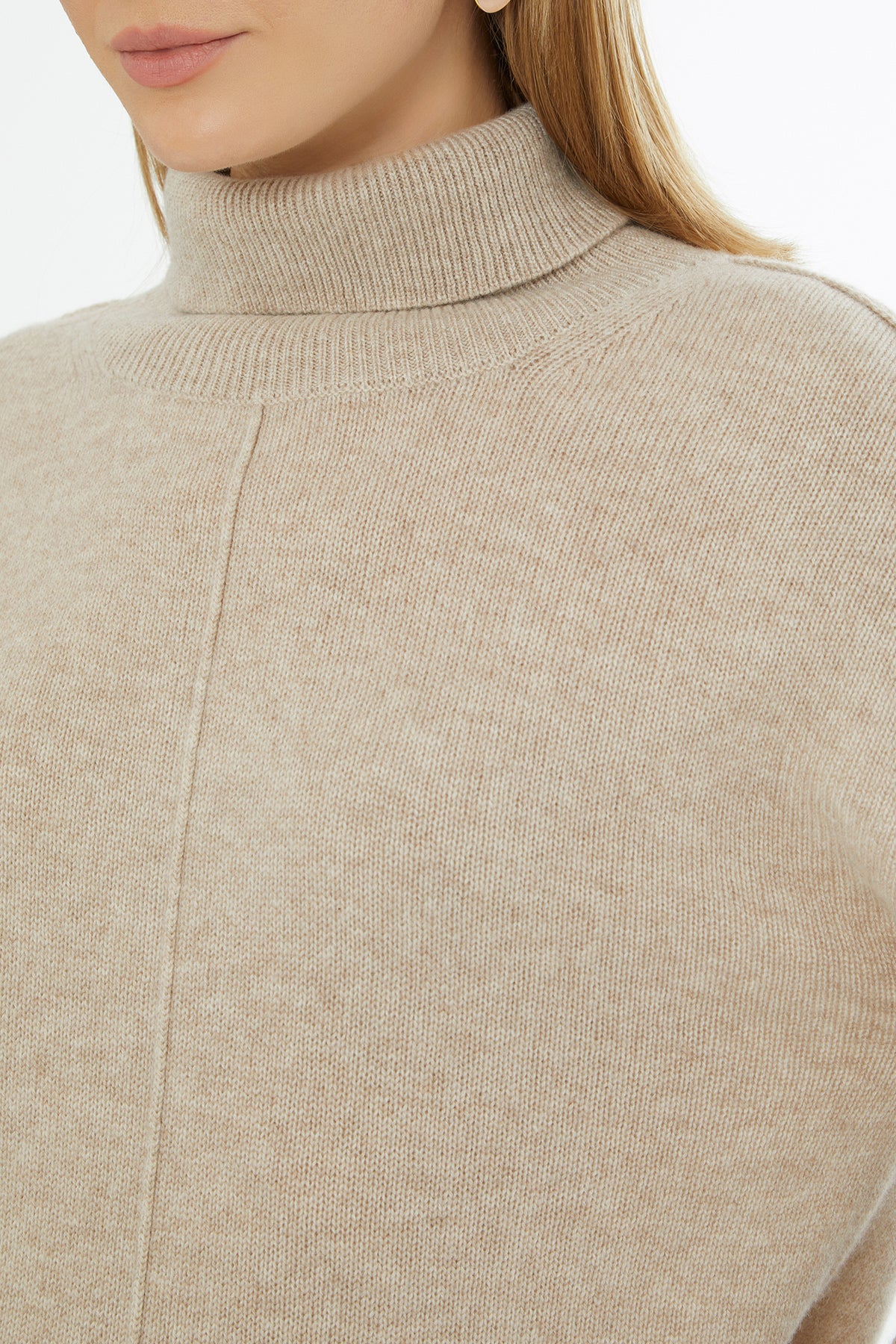 Boğazlı Uzun Kollu Kazak