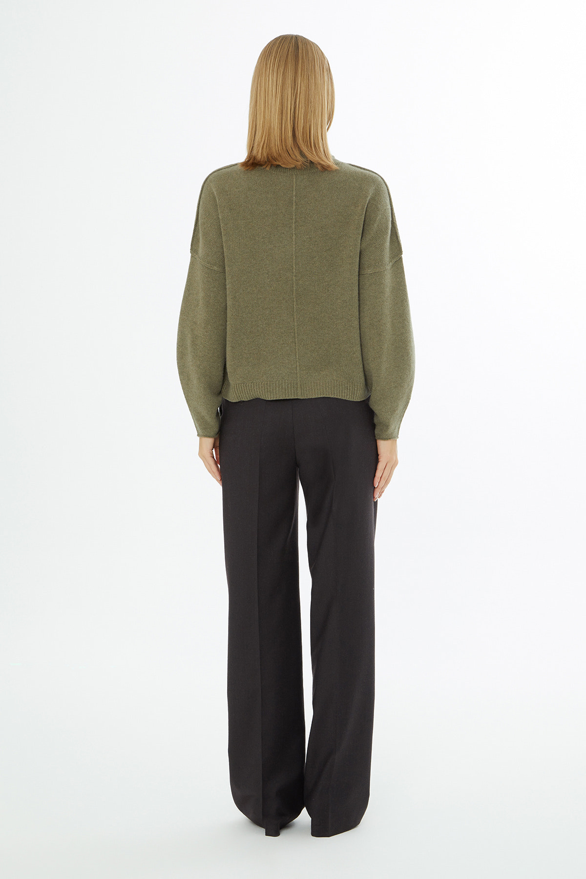 Boğazlı Uzun Kollu Kazak