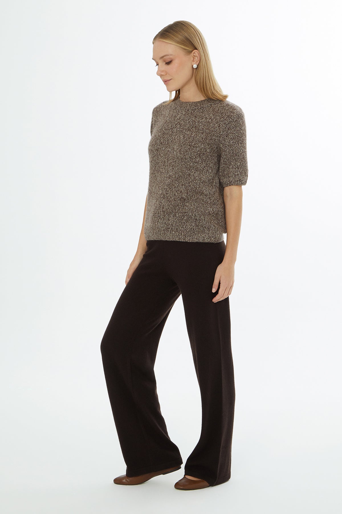 Yuvarlak Yaka Kısa Kol Triko