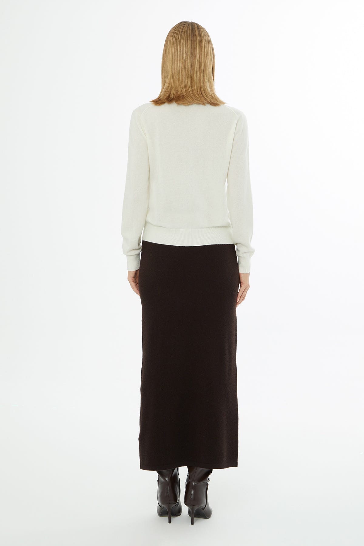 Gömlek Yakalı Düğme Kapamalı Kazak