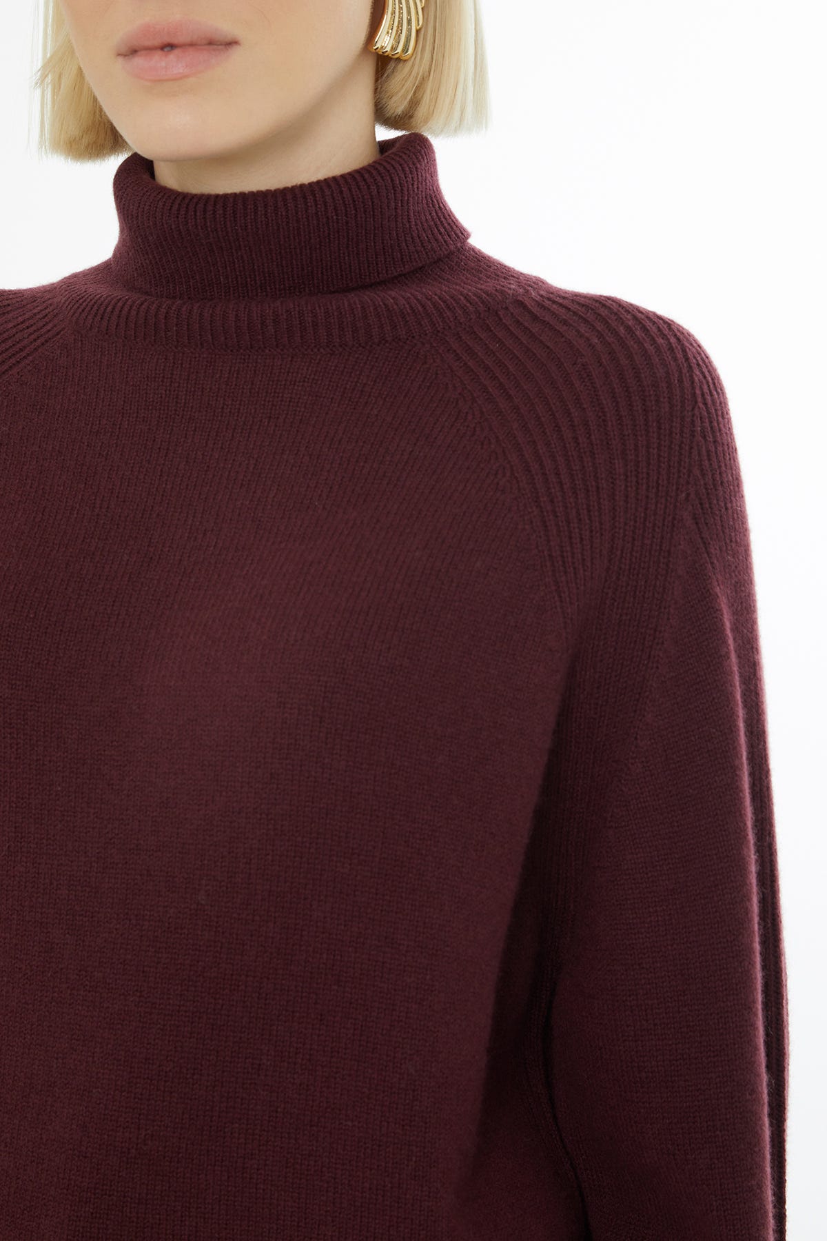 Boğazlı Uzun Kollu Kazak