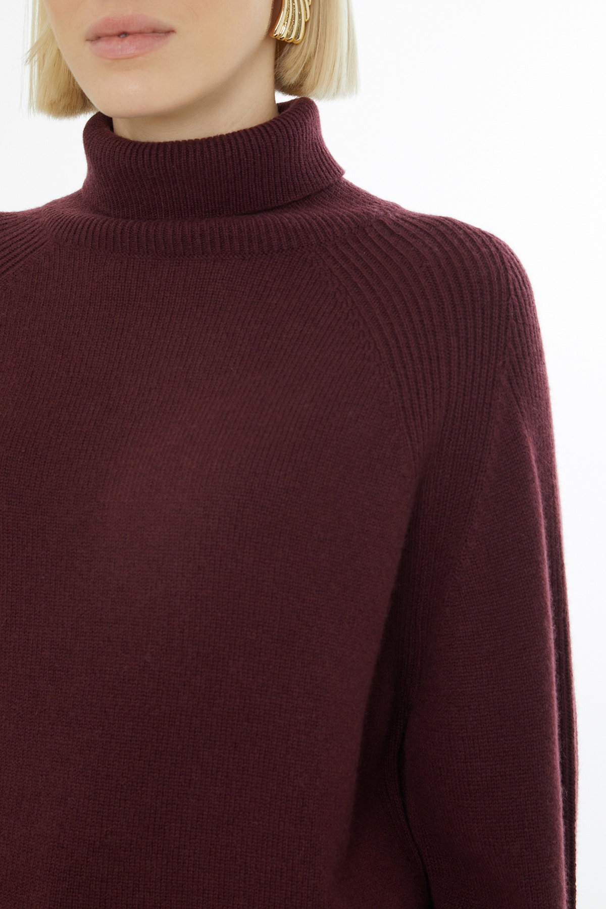 Boğazlı Uzun Kollu Kazak