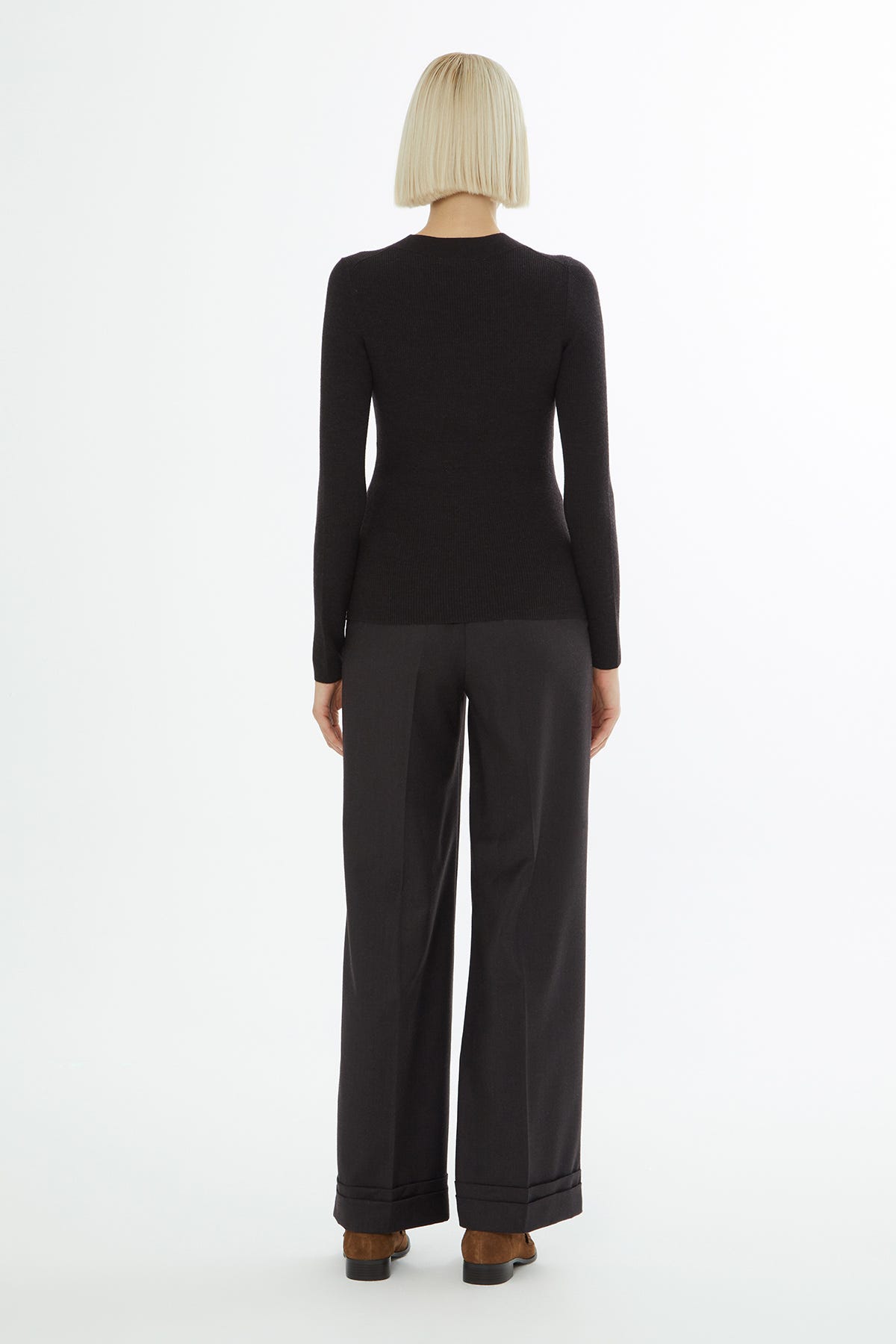 V Yaka Uzun Kollu Bluz