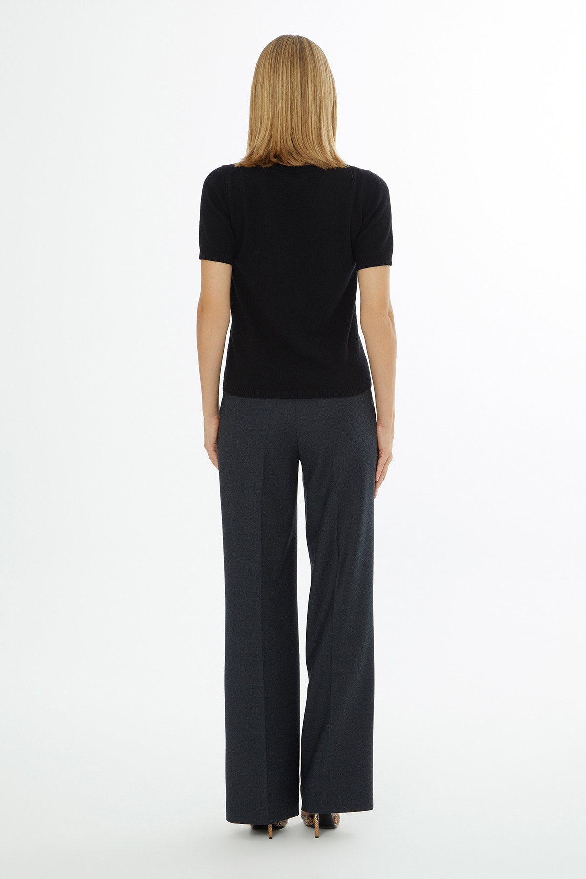 Yuvarlak Yakalı Kısa Kollu Triko