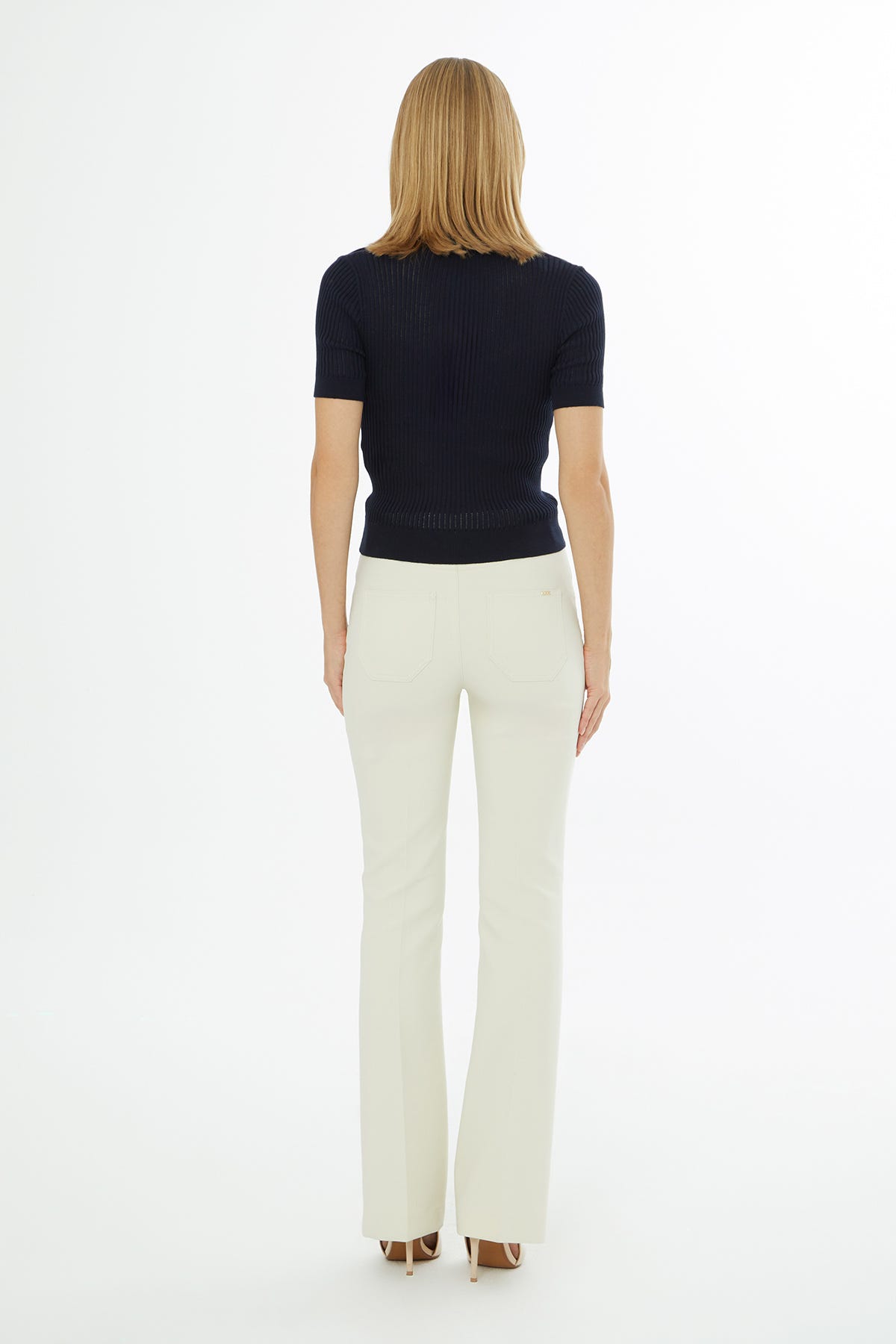 Gömlek Yaka Kısa Kollu Triko