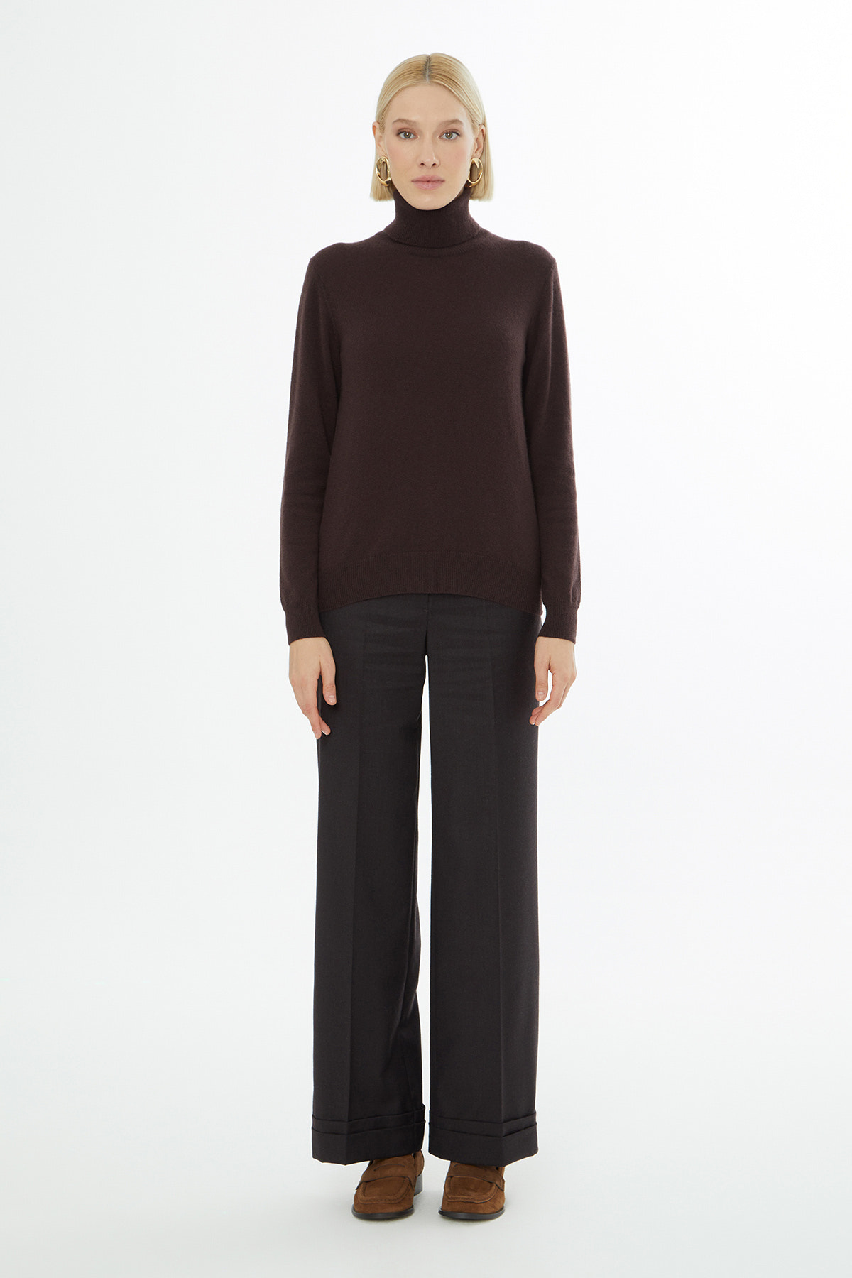 Boğazlı Triko Kazak