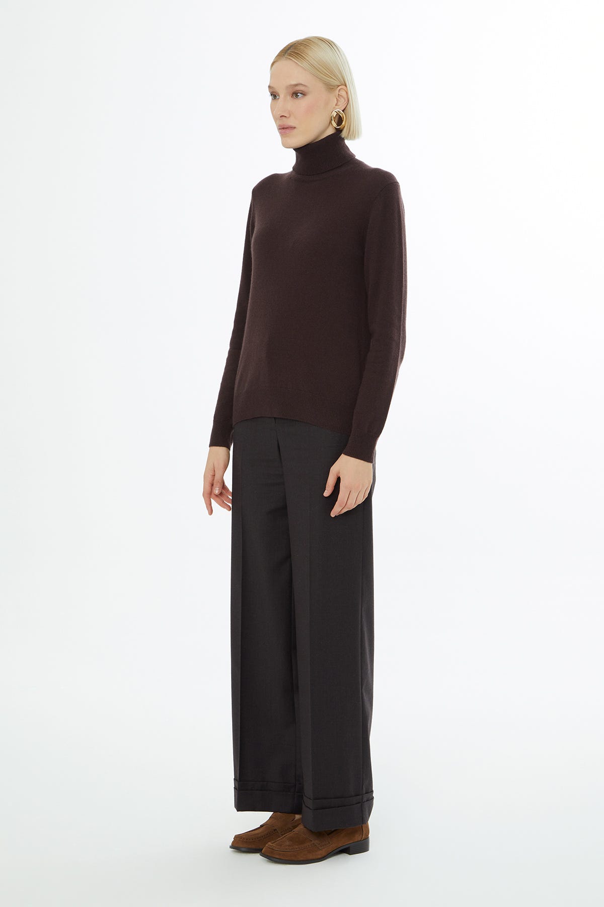 Boğazlı Triko Kazak