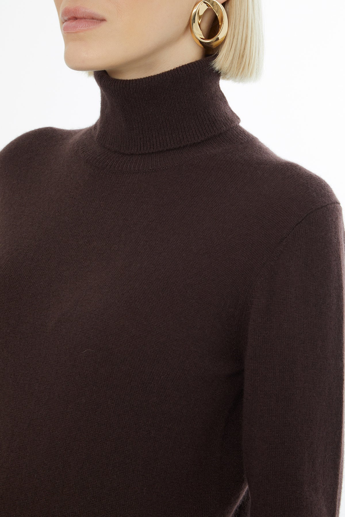 Boğazlı Kaşmir Triko Kazak