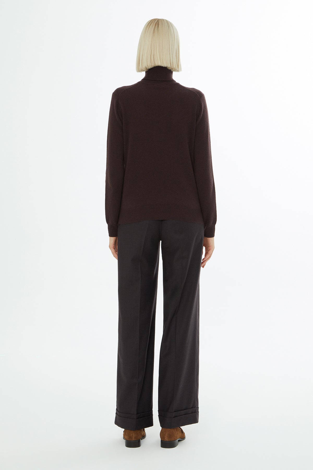 Boğazlı Kaşmir Triko Kazak