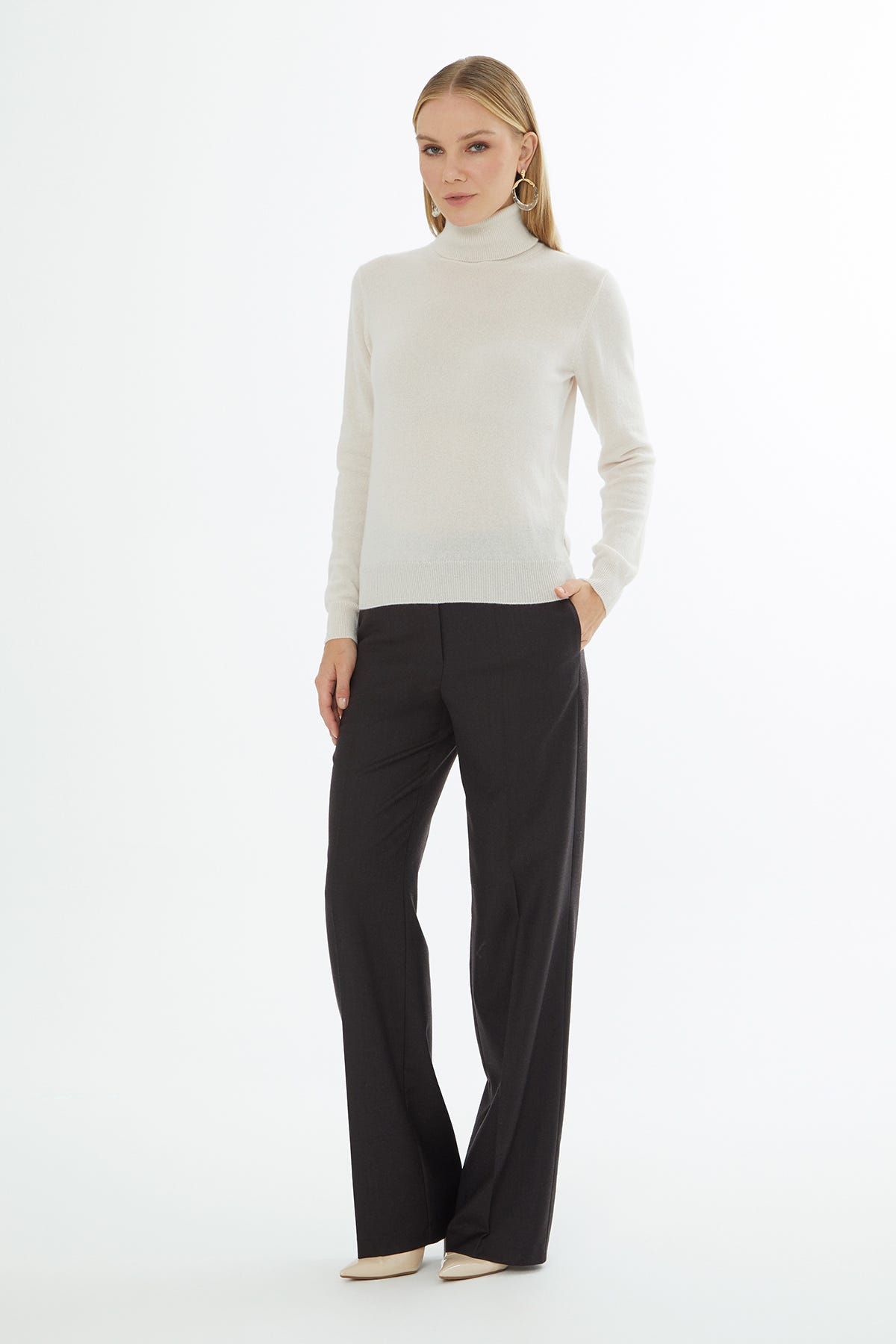 Boğazlı Triko Kazak