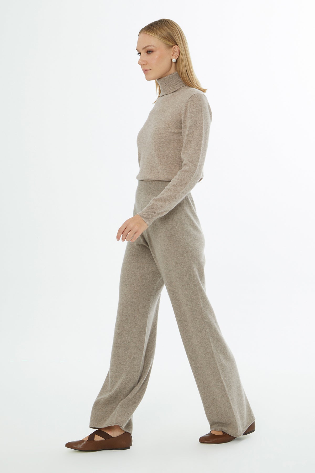 Boğazlı Kaşmir Triko Kazak