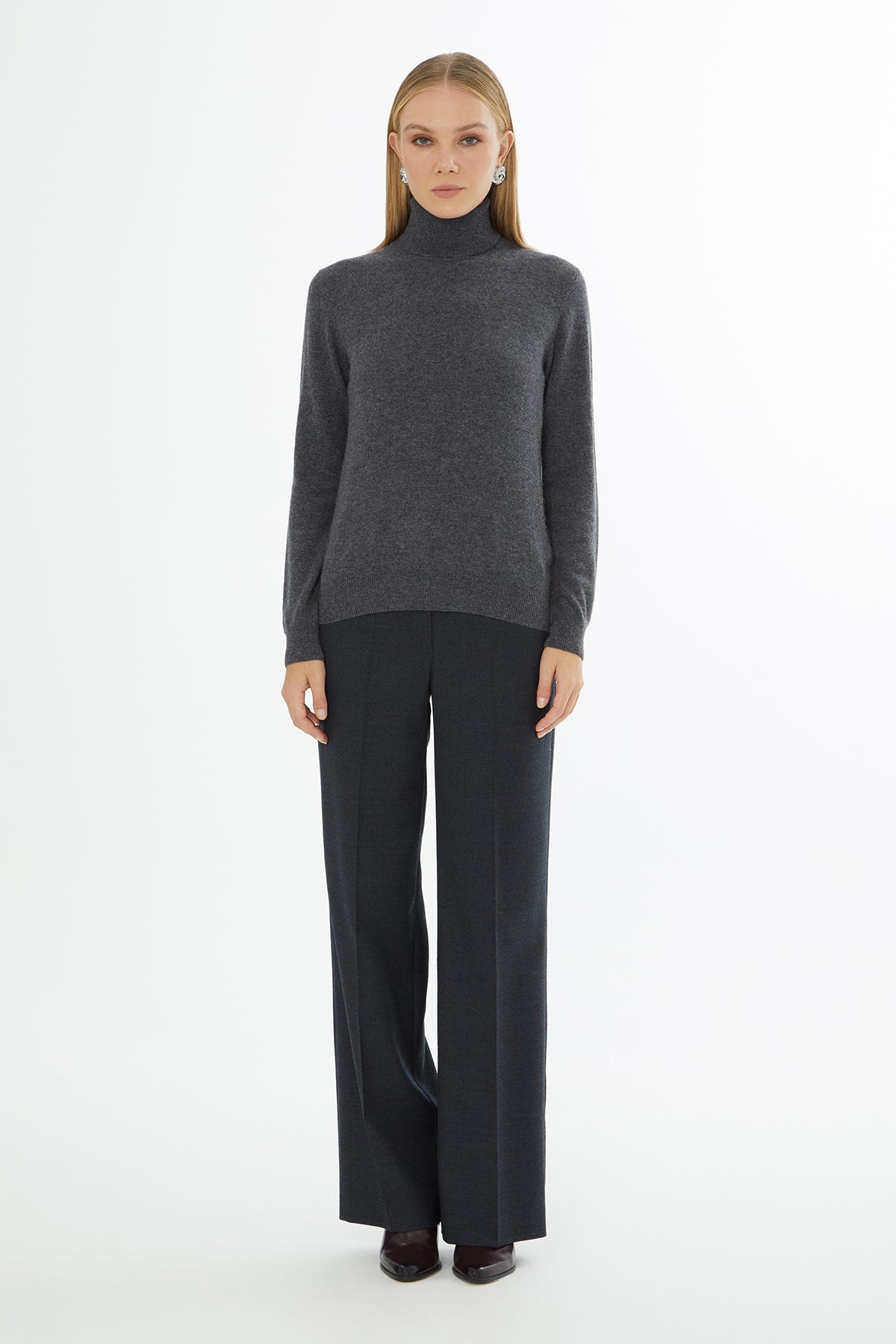 Boğazlı Triko Kazak