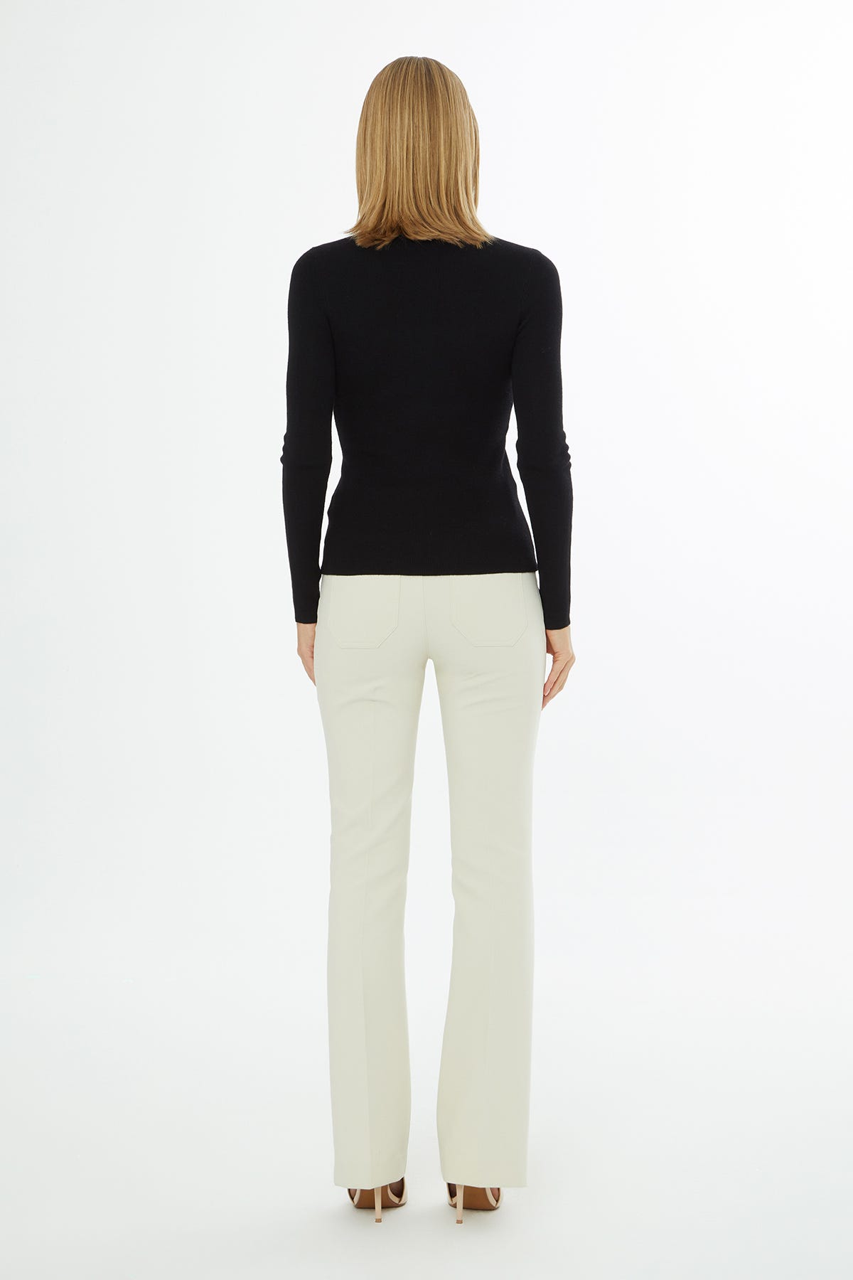 Boğazlı Kadın Triko Kazak