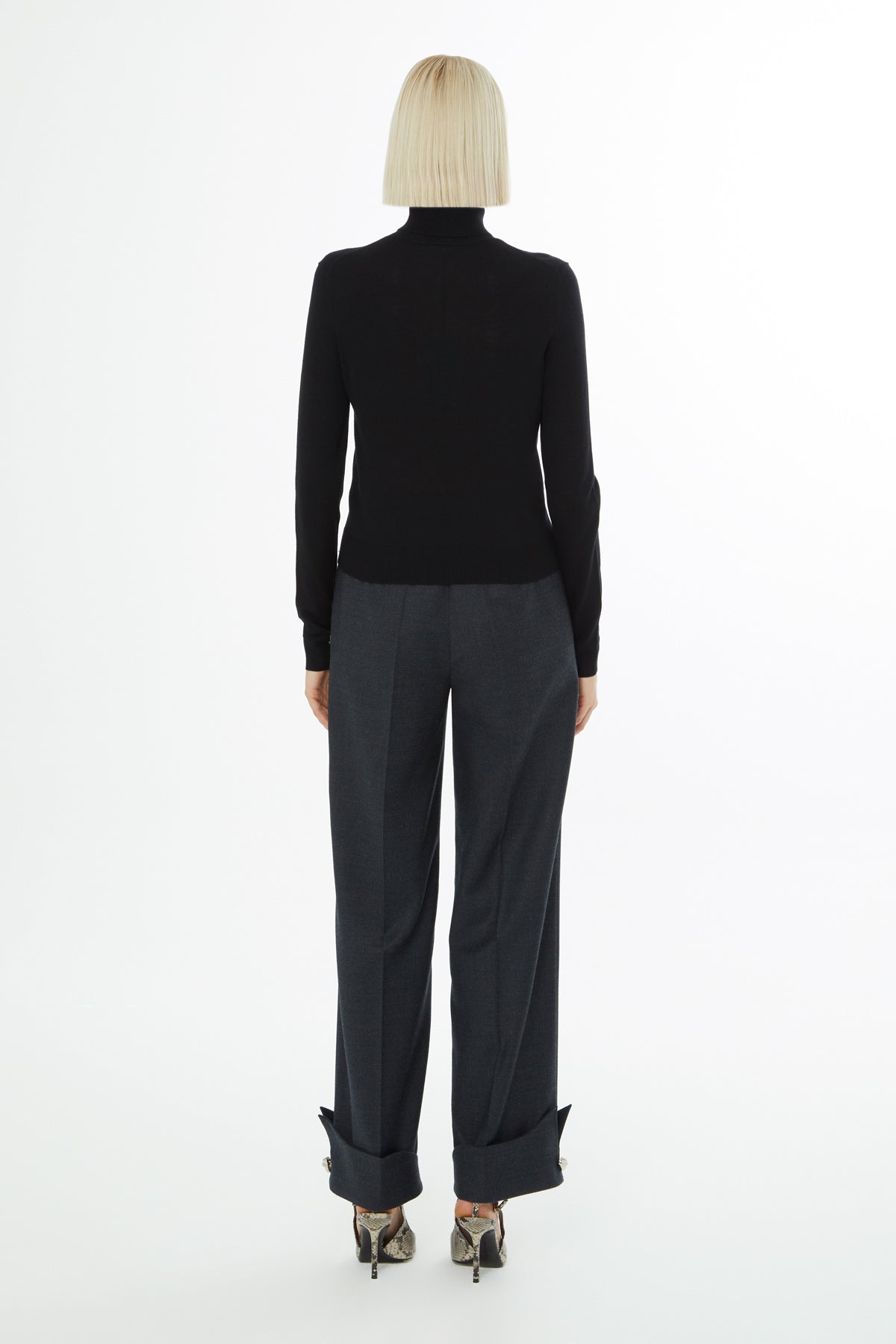 Boğazlı Triko Kazak