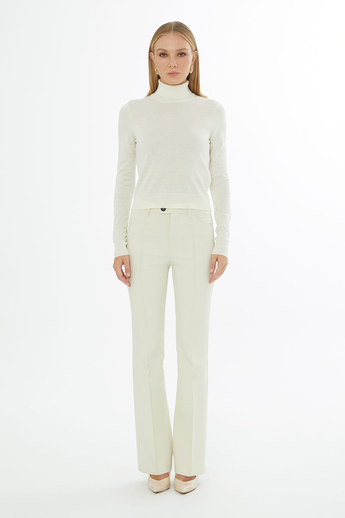 Boğazlı Triko Kazak