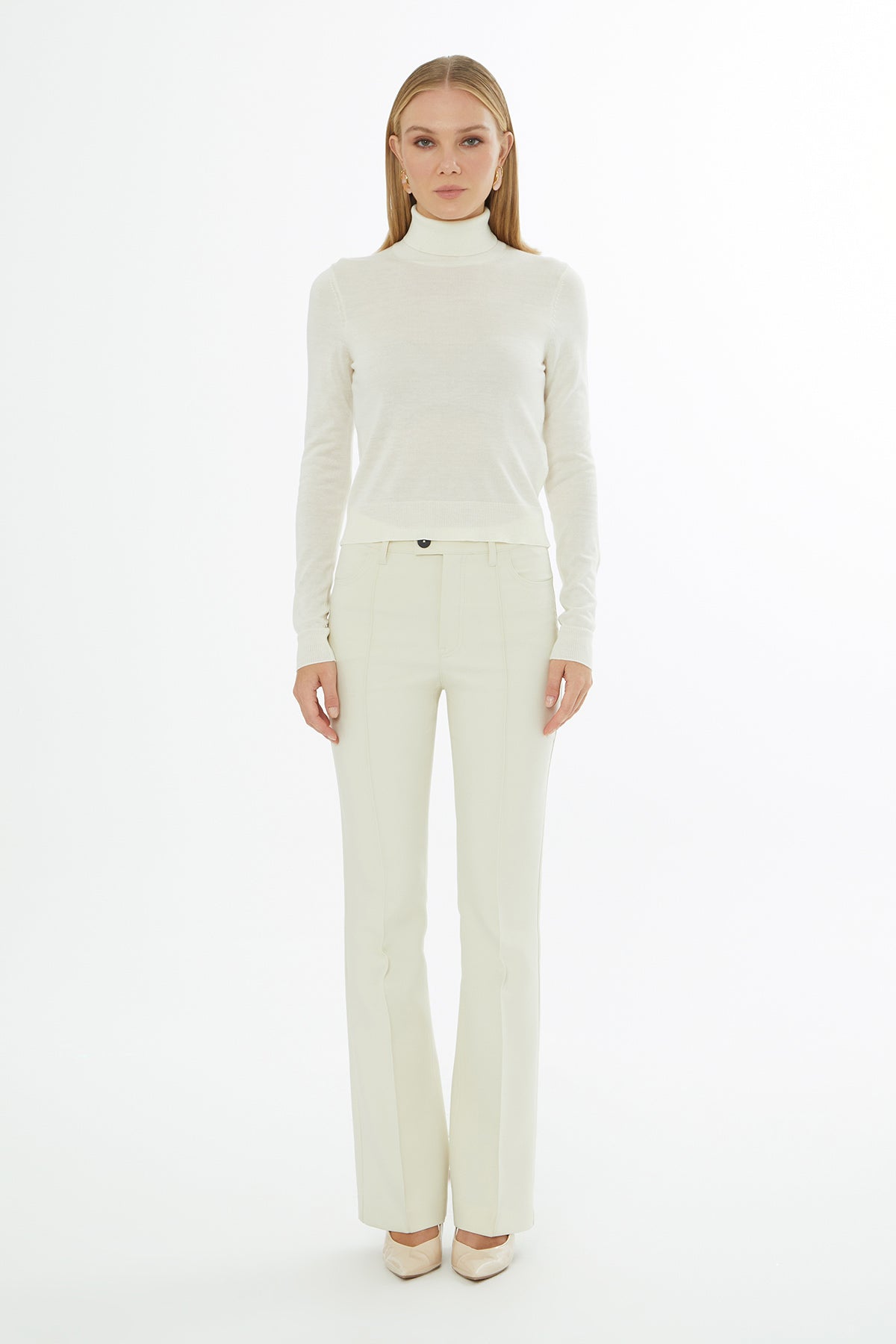 Boğazlı Triko Kazak