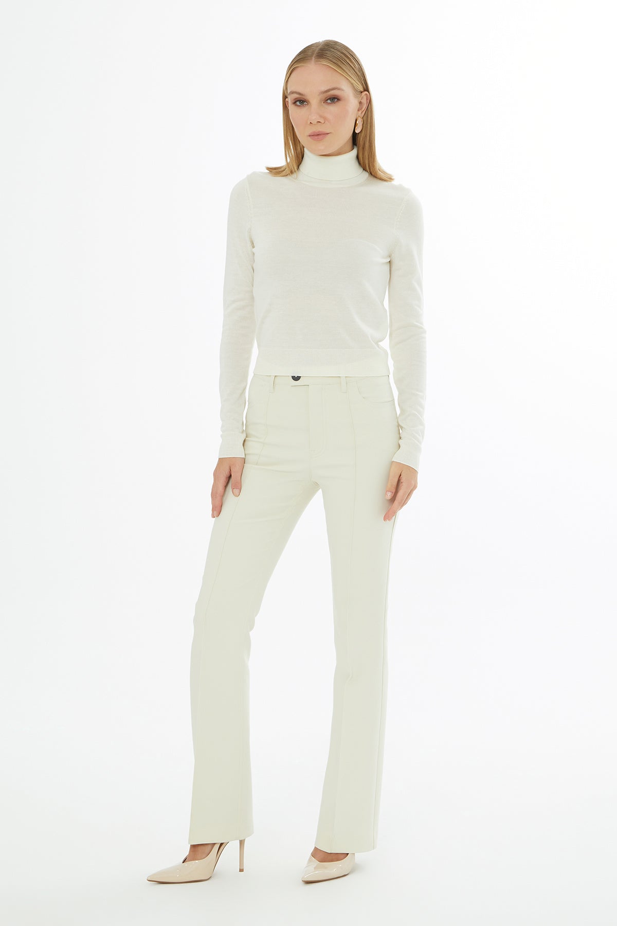 Boğazlı Triko Kazak