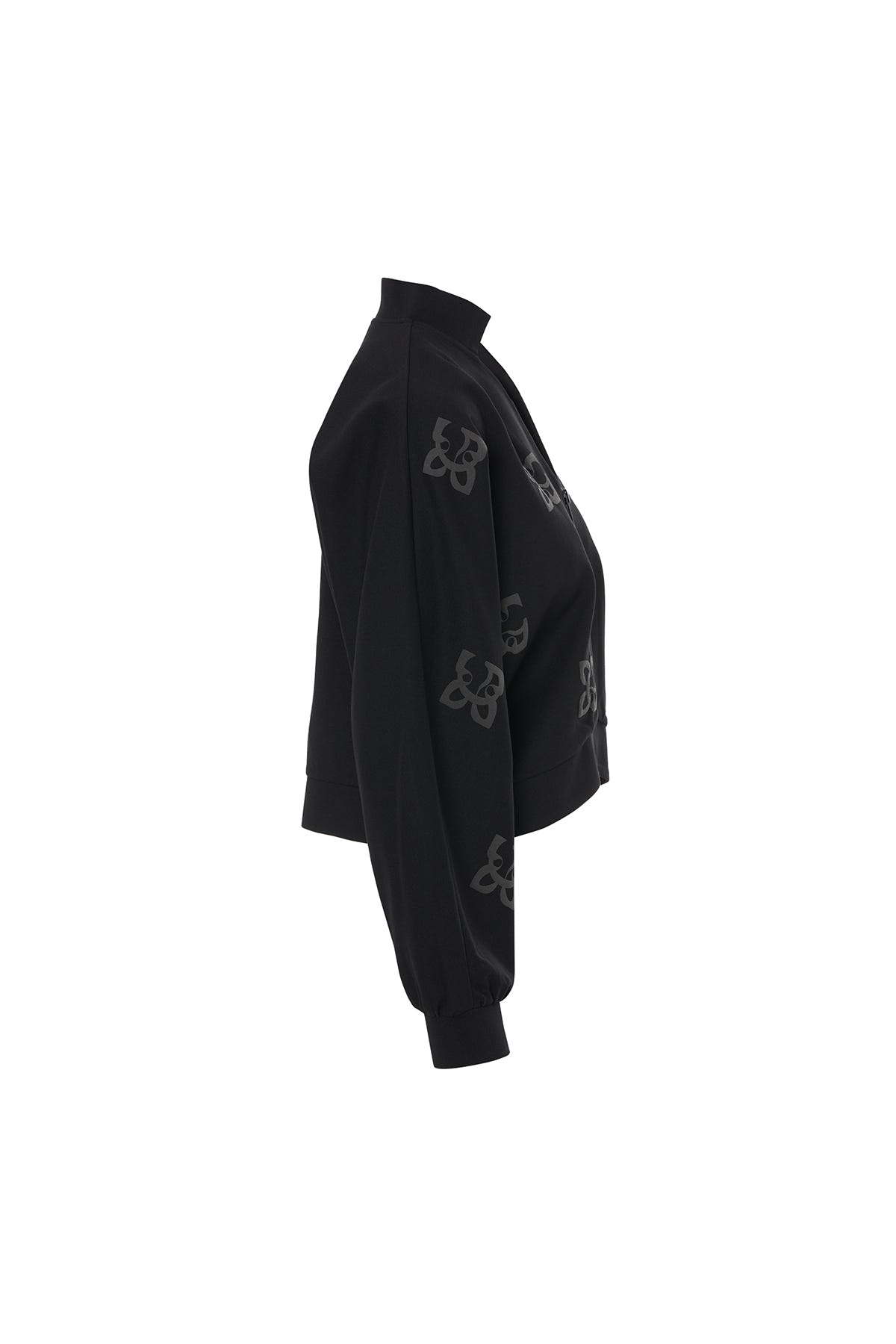 Yarasa Kollu Logo Baskılı Eşofman Üstü