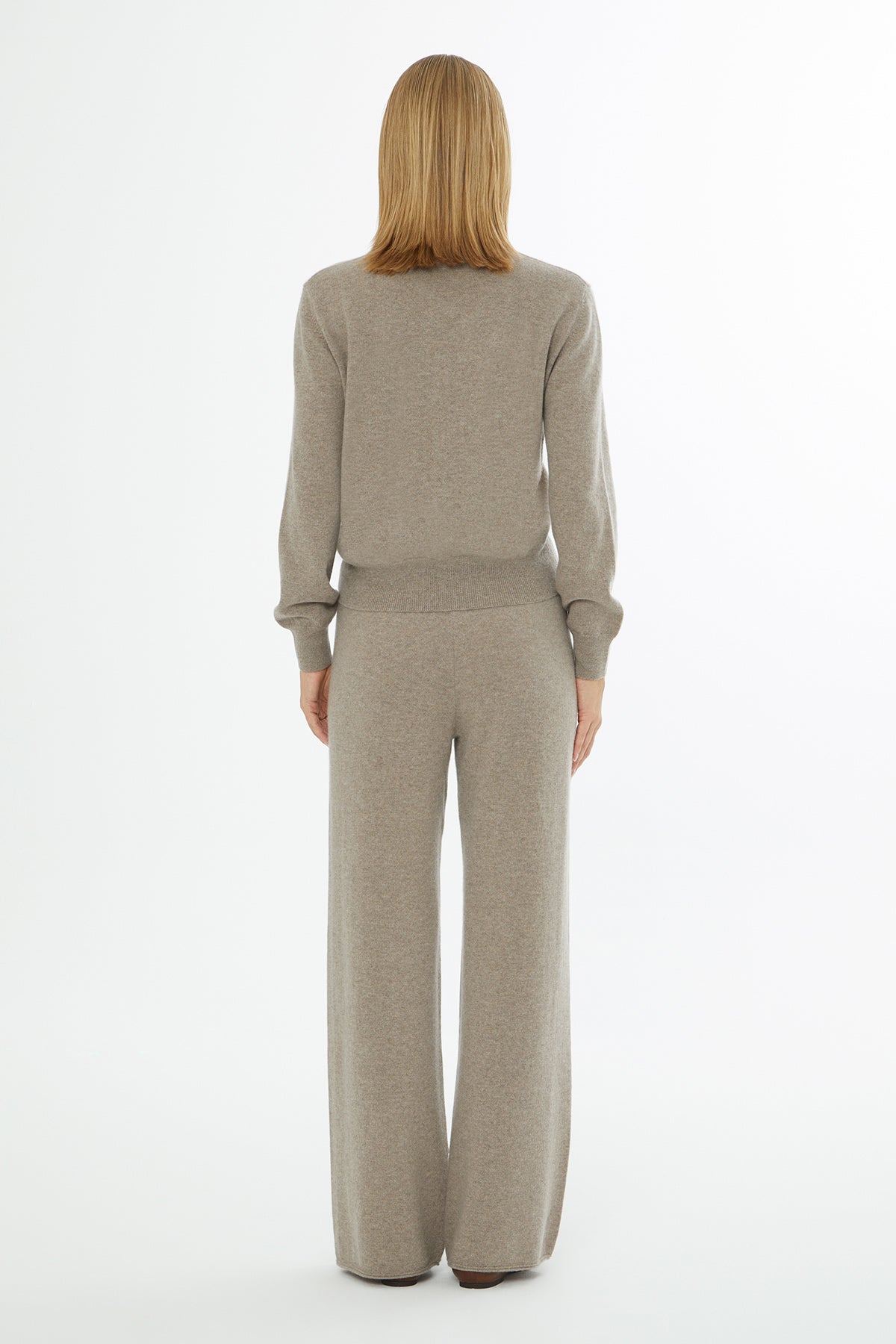 Gömlek Yaka Fermuar Kapamalı Uzun Kollu Hırka