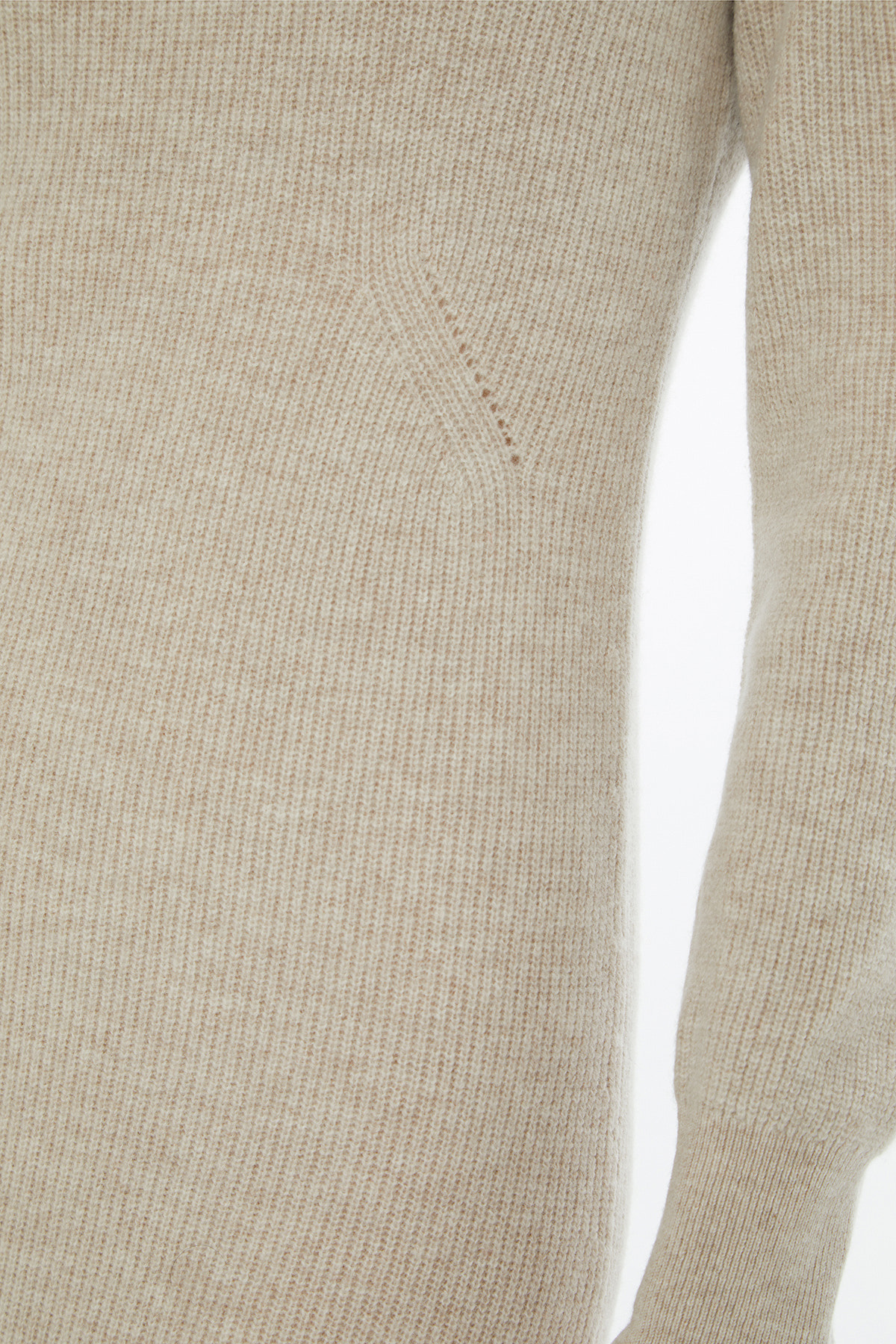 Yuvarlak Yaka Uzun Kol Midi Elbise