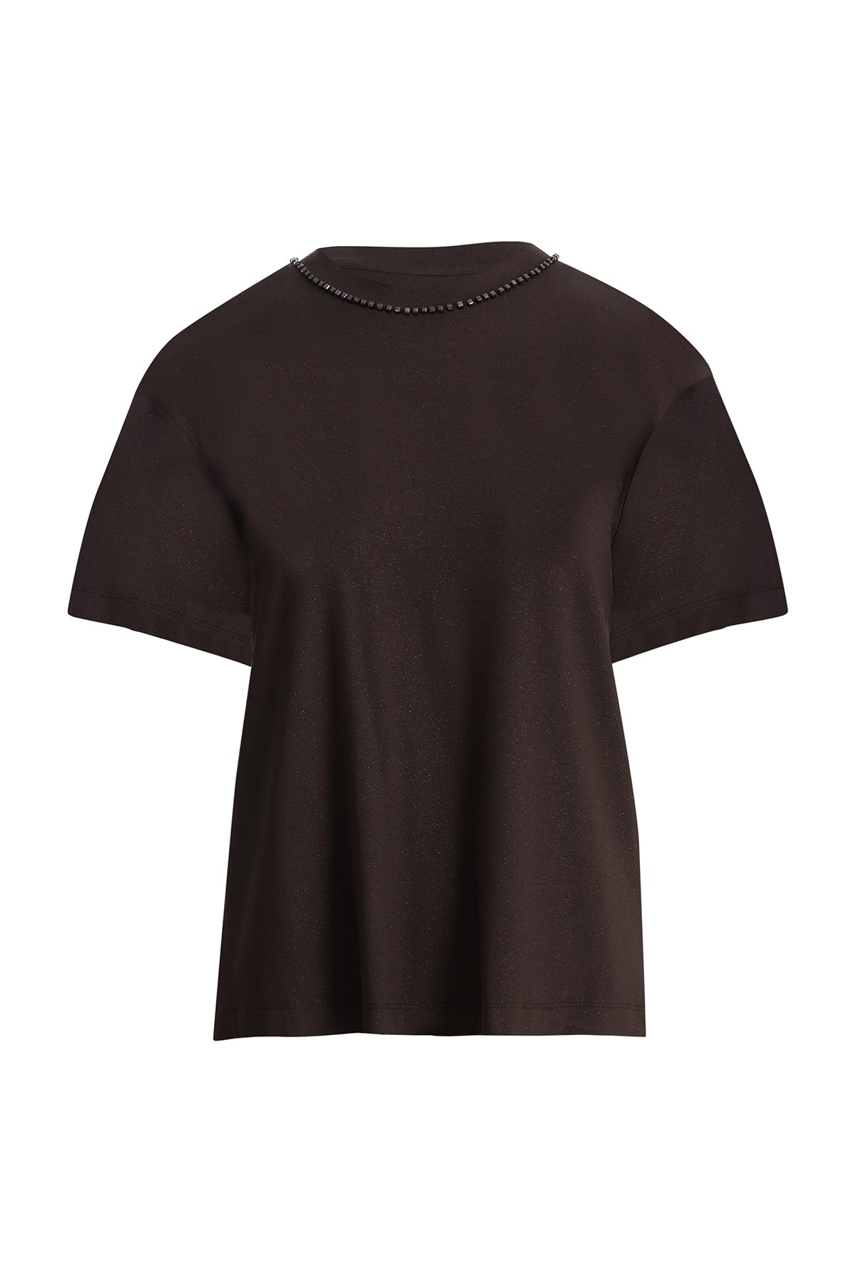 Simli İşleme Detaylı T-Shirt