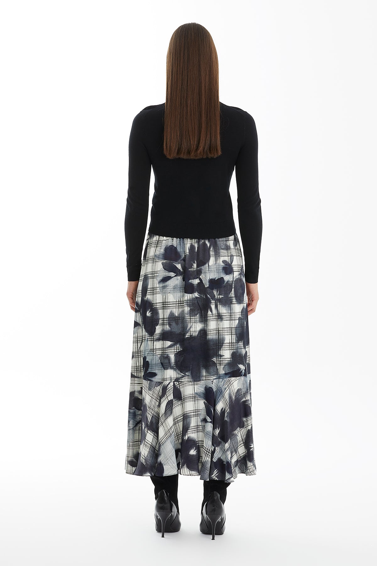 Batik Desenli Maxi Etek