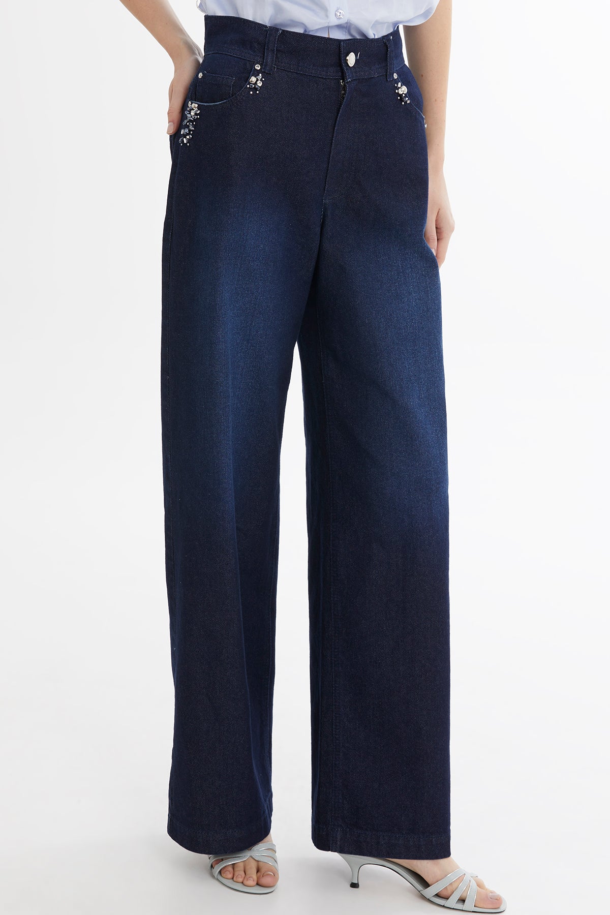 İşleme Detaylı Jean