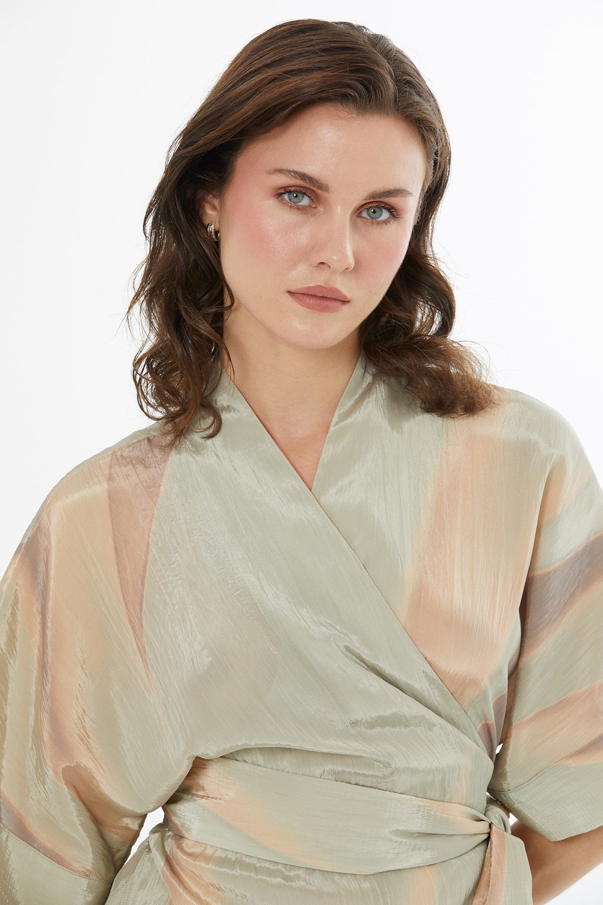 Kruvaze Kapamalı Bluz