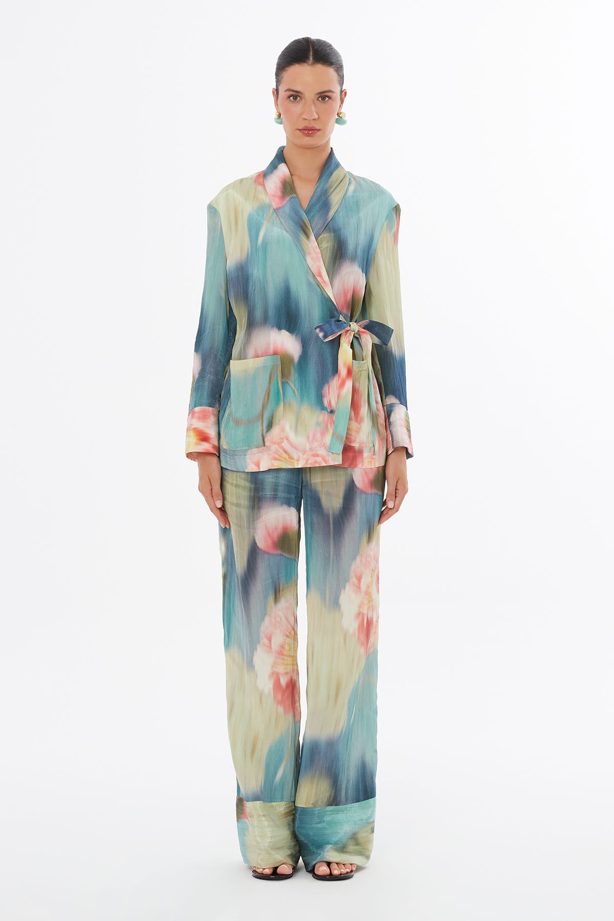 Bağlama Detaylı Torba Cepli Ceket