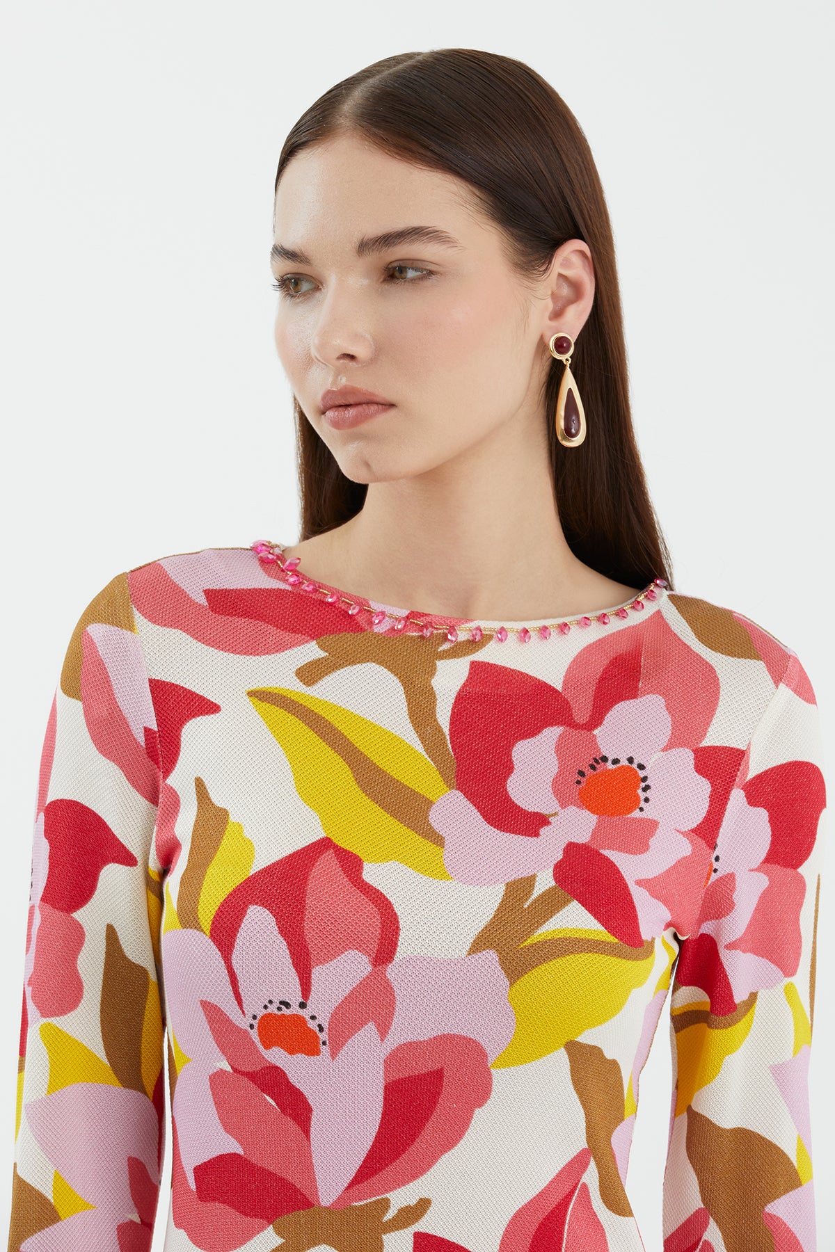 Çiçek Desenli Elbise