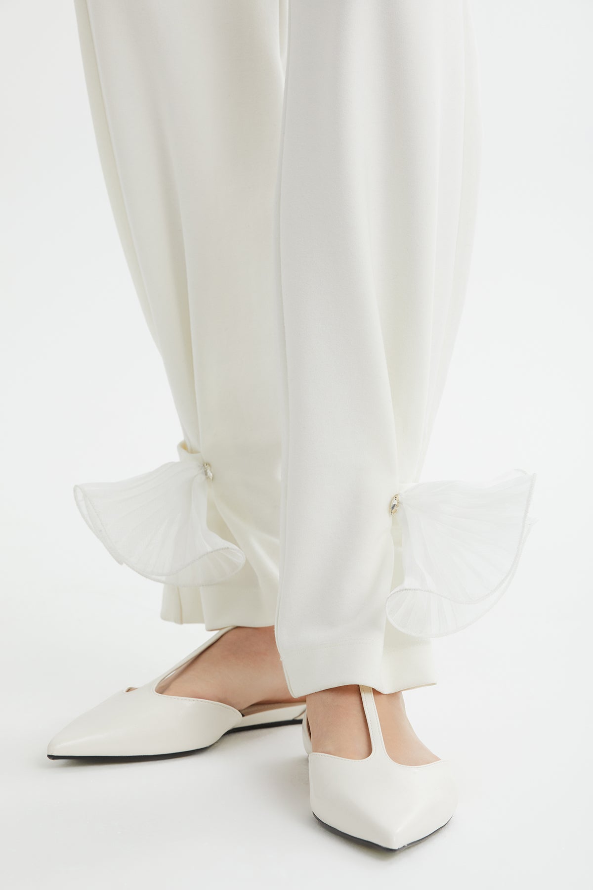 Ceket Ve Pantolonlu Ekru Eşofman Takımı