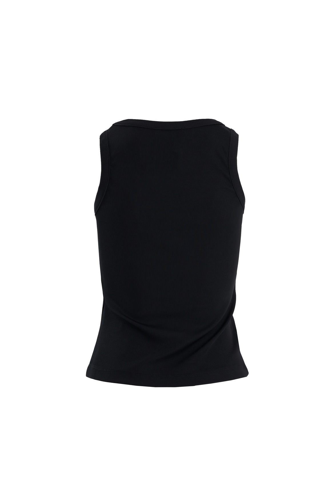 Askılı İşlemeli Siyah Atlet