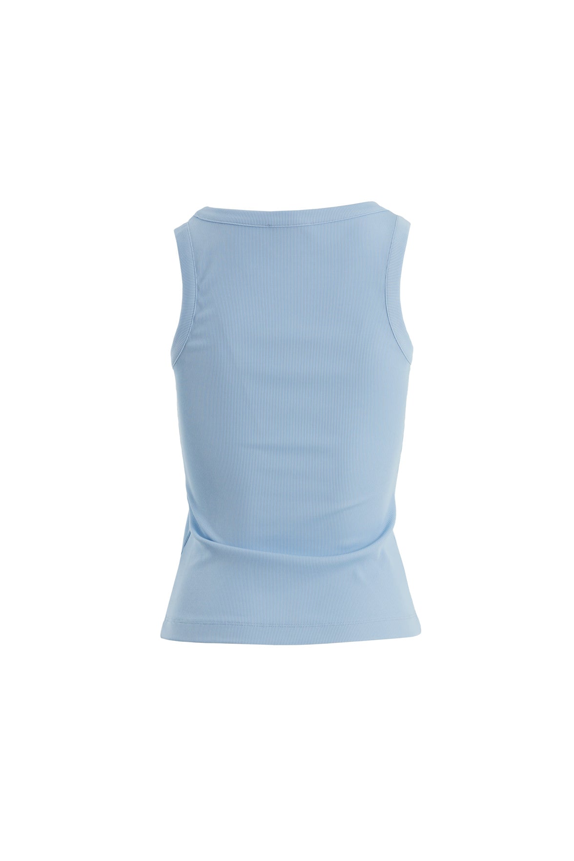 Askılı İşlemeli Mavi Atlet