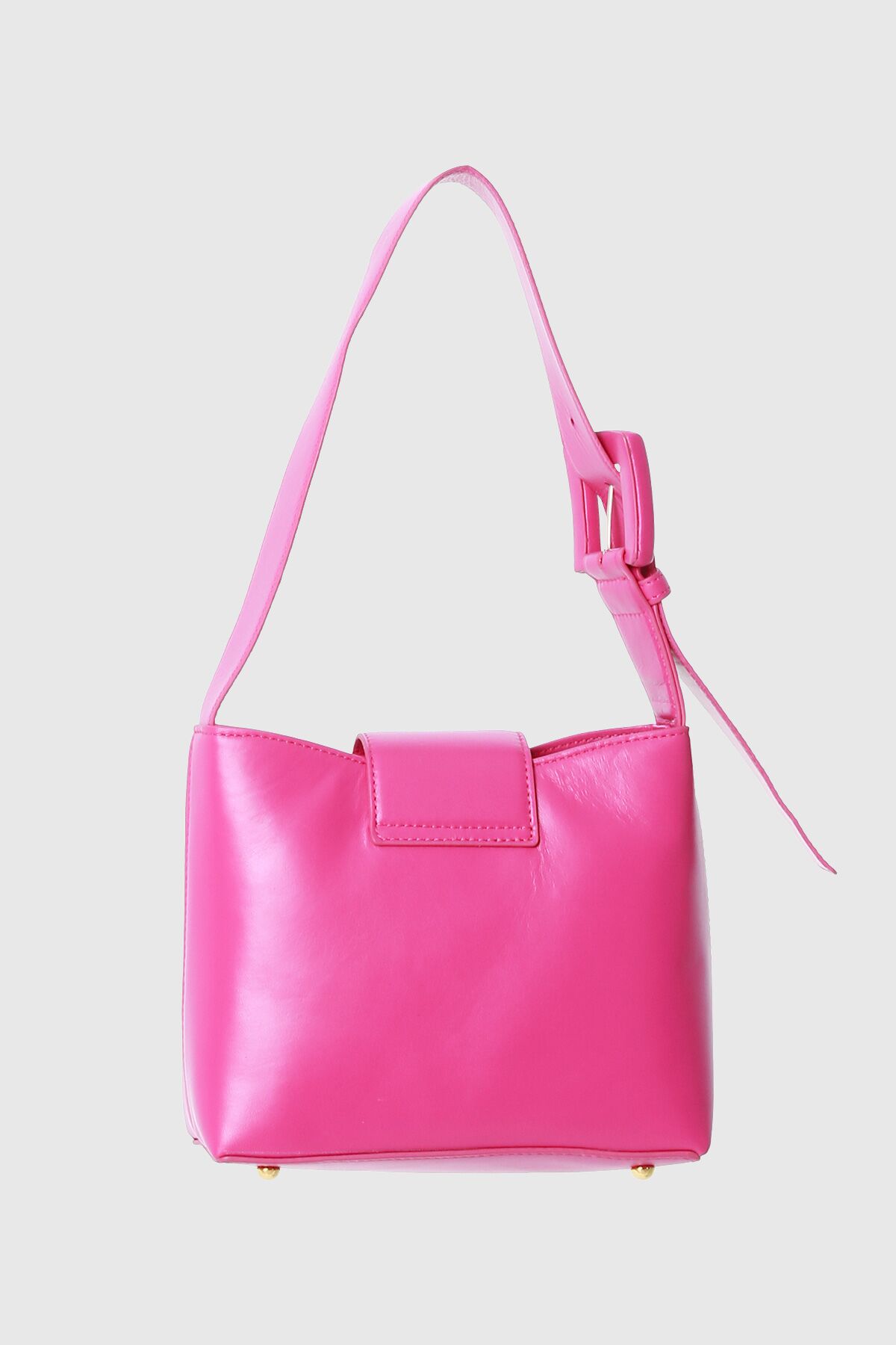 Logo Detailed Pink Handbag